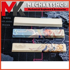 Bộ keycap Genshin Impact PBT in dye sub 134 phím dùng được cho razer