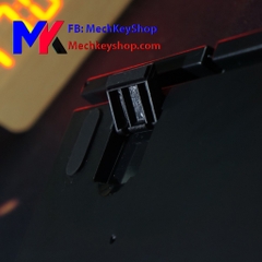 Bàn phím cơ MK K001s, Switch GATERON quang học, RGB, LED nháy theo nhạc, Driver tiếng anh, chống nước