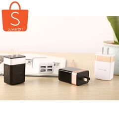 Củ sạc nhanh 4 cổng 2.4A Earldom ES166 [GJ]