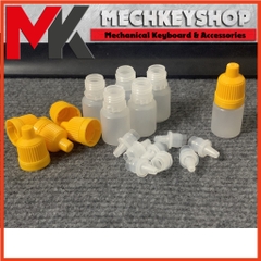 100 Lọ Nhựa 5ml Lọ đựng nước nhỏ mắt bao gồm nắp có garanti