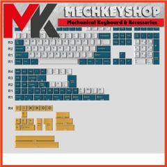 Bộ keycap Nút bàn phím cơ Merlin ABS Double Shot 173 nút