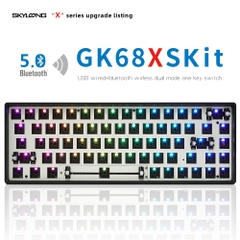 Bộ kit bàn phím cơ GK68XS RGB Hotswap Bluetooth
