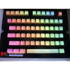 Set keycap rainbow chất liệu pbt, xuyên led 104 phím Fullbox