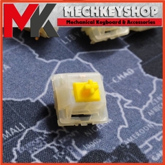 5 công tắc switch Gateron CAP Milky Yellow Linear 50g