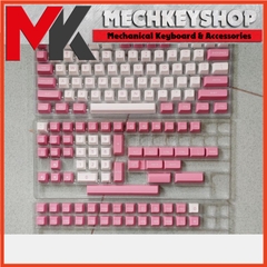 Bộ Keycap FSA Peach Pink PBT Double Shot cho Bàn phím cơ