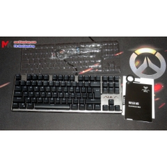 Bàn phím cơ Aula F2012 led RGB, blue switch - Bảo hành 3 tháng