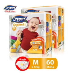 Tã quần Drypers Drypantz M60 thanh lý