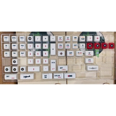 Bộ keycap XM Mitsubishi Zero Fighter XDA profile thick PBT