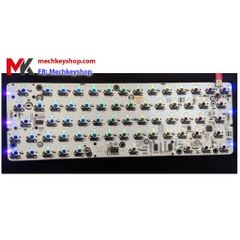 Bộ kit PCB/ Plate bàn phím cơ GK64s (Bluetooth, RGB, Hotswap, led gầm)
