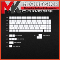 Bộ nút keycap giá rẻ co Tester68 ABS double shot