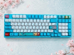 Bàn Phím Cơ Akko 3098 Monet's Pond (2nd) - Akko Pink Switch | MKShop