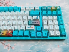 Bàn Phím Cơ Akko 3098 Monet's Pond (2nd) - Akko Pink Switch | MKShop