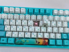 Bàn Phím Cơ Akko 3098 Monet's Pond (2nd) - Akko Pink Switch | MKShop