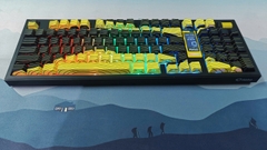 Bàn Phím Cơ Akko 5098B Black Gold (Cũ) - Vẻ Đẹp Quyền Lực, Keycap Side Print Xuyên LED | MKShop