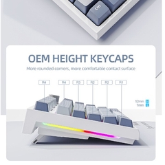 Bàn Phím Cơ Attack Shark K86 - TKL, 3 Chế Độ Kết Nối, LED RGB, Hotswap | MKShop