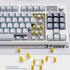 Bàn Phím Cơ Attack Shark K86 - TKL, 3 Chế Độ Kết Nối, LED RGB, Hotswap | MKShop