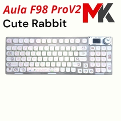 Bàn Phím Cơ Aula F98 Pro V2 - 95 Phím, 3 Chế Độ Kết Nối, LED RGB, Silent Switch | MKShop