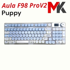 Bàn Phím Cơ Aula F98 Pro V2 - 95 Phím, 3 Chế Độ Kết Nối, LED RGB, Silent Switch | MKShop