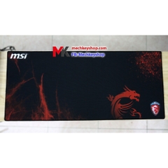[Ảnh thật] Tấm lót chuột cỡ 90*40 cm dày 4mm, hình MSI
