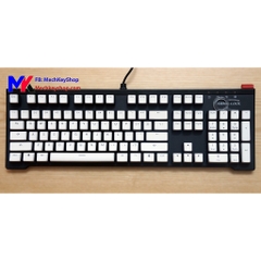 Bộ Keycap Pudding màu trắng 104 phím, chất liệu PBT - KHÔNG xuyên LED