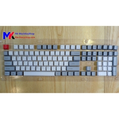 Bộ keycap 108 phím Thick PBT, Grey White