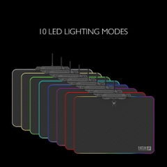 Tấm lót chuột RGB mặt vải cloth êm không lo mòn feet chuột (Baboon King RGB E-sports Mouse Pad), 1st Player New Invader