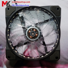 Quạt máy tính Led 5 màu, đơn màu 12cm 33 bóng