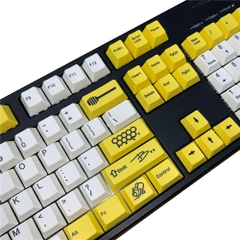 Bộ keycap Bee ong vàng thick pbt in dye sub cho bàn phím cơ