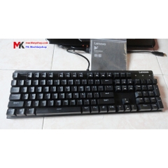 Bàn phím cơ Lenovo MK300, Led RGB, Blue switch Greetech
