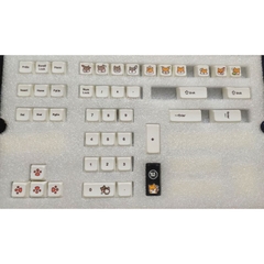 Bộ keycap Shiba Inu 118 phím XDA profile, thick pbt in dye sub