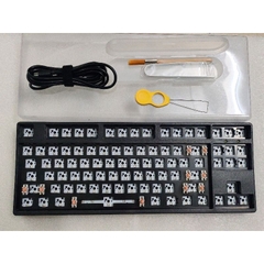 Bộ kit bàn phím cơ Pila87 hỗ trợ QMK VIA, Mạch xuôi, Led RGB hotswap