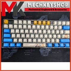 Bộ keycap Genshin Impact PBT in dye sub 134 phím dùng được cho razer