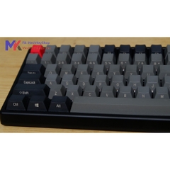Bộ keycap Keycool 84 phím thick PBT Black - Grey Ninja