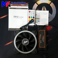 Bộ quạt tản nhiệt Fan Aigo Dual Ring RGB 5 fan kèm điều khiển (Có video)