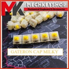 5 công tắc switch Gateron CAP Milky Yellow Linear 50g