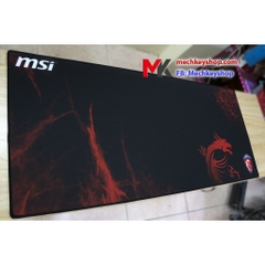 [Ảnh thật] Tấm lót chuột cỡ 90*40 cm dày 4mm, hình MSI