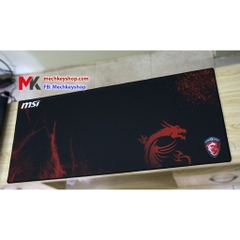 [Ảnh thật] Tấm lót chuột cỡ 90*40 cm dày 4mm, hình MSI