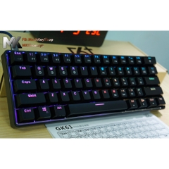 Bàn phím cơ GK61 - RGB, Gateron switch quang học