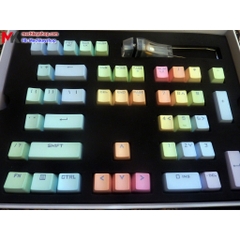 Set keycap rainbow chất liệu pbt, xuyên led 104 phím Fullbox
