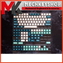 Bộ nút keycap FL Ice Mint PBT Double shot Cherry Profile cho bàn phím cơ