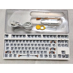 Bộ kit bàn phím cơ Pila87 hỗ trợ QMK VIA, Mạch xuôi, Led RGB hotswap