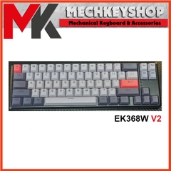 Bàn phím cơ không dây E-DRA EK368W V2 ( Switch Edra Custom Brown , Red / Hotswap / Bluetooth / Type-C )