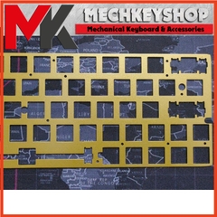 Tấm plate đồng layout 64 cho bàn phím cơ DZ60 GH60 GK64