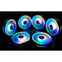 Quạt tản nhiệt Coolmoon V4, led RGB cả vòng Dual Riing và tâm [GJ]