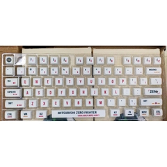 Bộ keycap XM Mitsubishi Zero Fighter XDA profile thick PBT