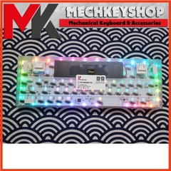 Bàn phím cơ Keycool Gz68 Gz68Pro, 3 chế độ kết nối, Led RGB, led gầm, hotswap