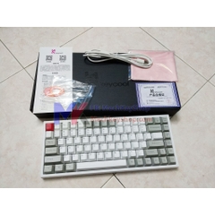 Bàn phím cơ Keycool KC84 2019 - White Gray