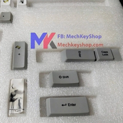 Bộ nút Keycap 104+9 phím Thick PBT Dye Sub chủ đề sông nước Giang Nam