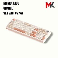 Bàn phím cơ Monka K100 Full Size, Đa Kết Nối, Pin 8000mAh | MKShop