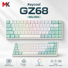 Bàn Phím Cơ Keycool Gz68 (3 Mode, Hotswap 5 Pin, RGB) - Vô Địch Tầm Giá | MKShop